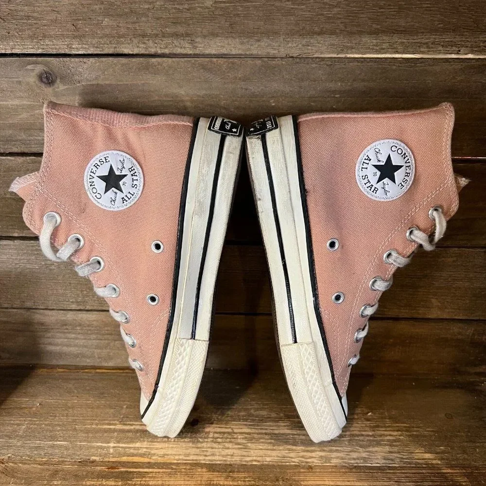 Womens Converse CT 70 Scripted Signature Rose Gold Sneakers Shoes Size 5.5W 3.5M
